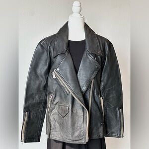 Brand New Free People We The Free Jealousy Leather Moto Jacket